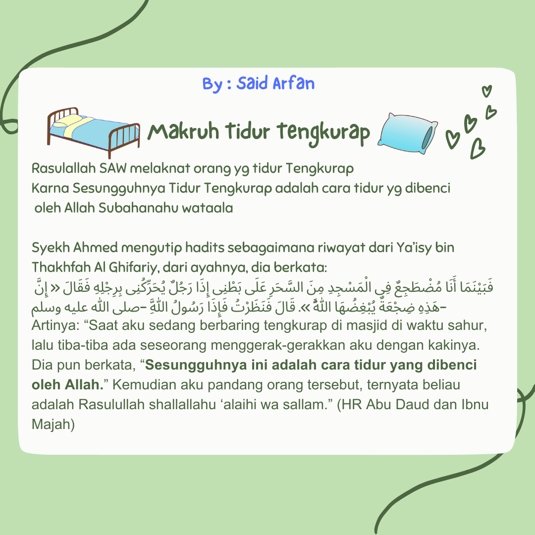 Adab Sebelum Tidur